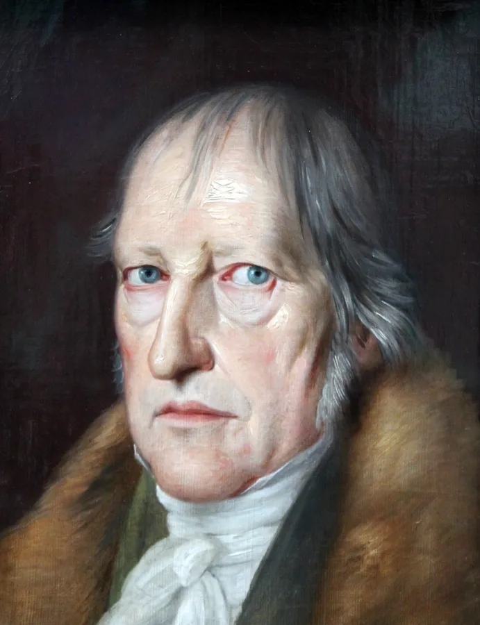 Porträt Georg Wilhelm Friedrich Hegels, gemalt von Jakob Schlesinger 1831